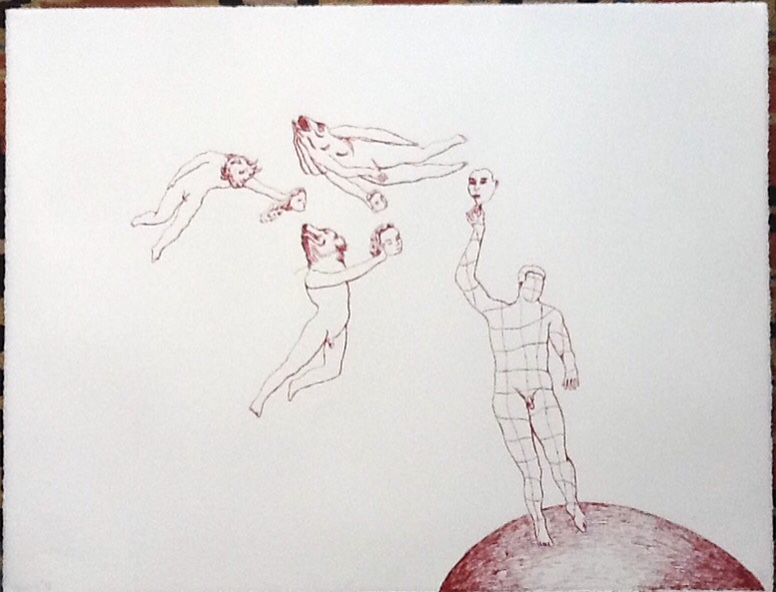 Hans van der Ham - Zeefdruk gesigneerd De Dagen van Mercurius kopen? Bied vanaf 25!