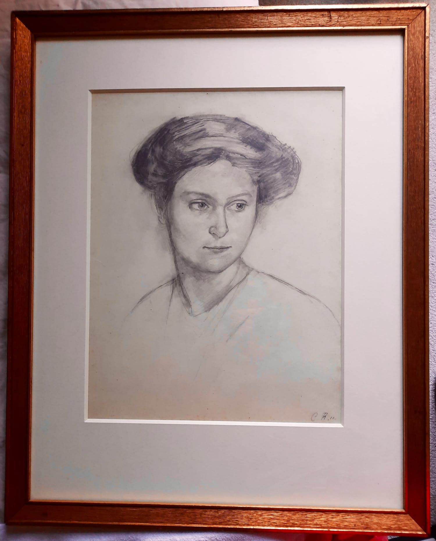 Coba Ritsema - Portrettekening verkocht voor € 135!