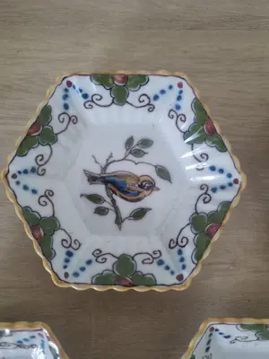 Koninklijke Tichelaar Makkum - 6 hoekige schaaltjes kopen? Bied vanaf 85!