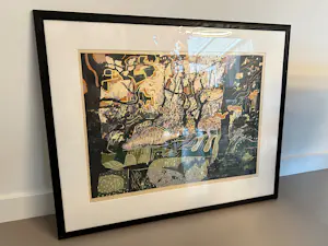 Vincent van Ojen - Zeefdruk ‘Het bos’ uit 1992 van Vincent van Ojen kopen? Bied vanaf 80!