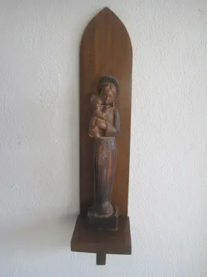 Heiligenbeeld - Maria en Jezus inclusief console. kaufen? Bieten Sie von 30!