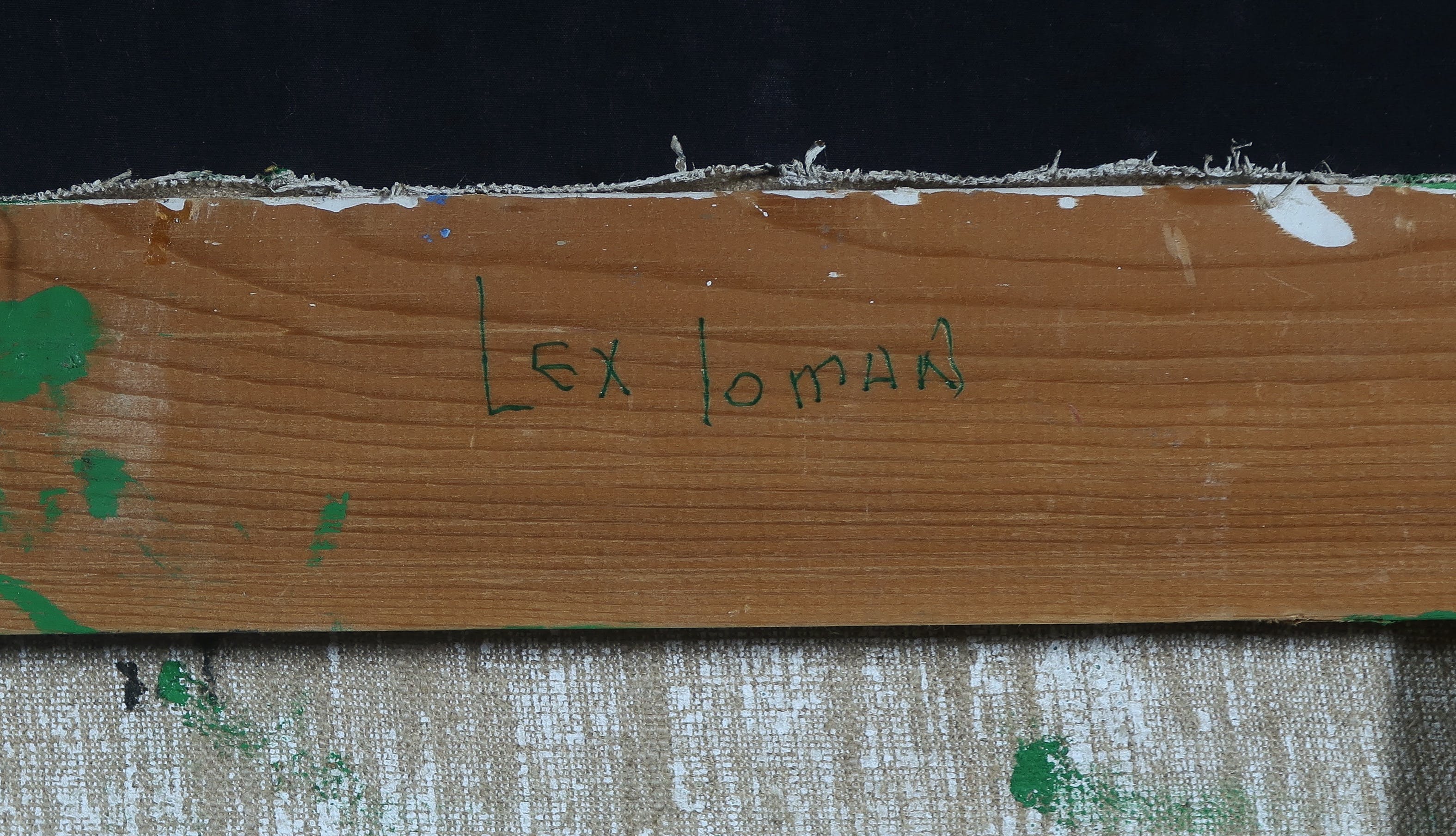 Lex Loman - Acryl op doek, Voetbalstadion Vitesse , bij avond kopen? Bied vanaf 1!