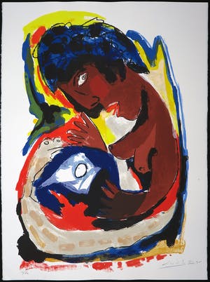 John Lie a Fo - Zeefdruk, Zonder titel kopen? Bied vanaf 1!