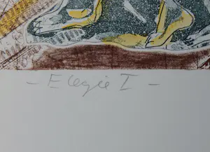 Andreas Dress - Elegie 1 - Radierung, von Hand aquarelliert 2007 kopen? Bied vanaf 60!