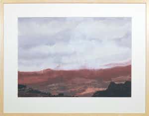 Henri Plaat - Gouache, Zonder titel - Ingelijst verkocht voor € 100!