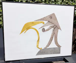 Reinhoud D'Haese - Pique-nique a Dover, metaaldruk (netjes ingelijst, groot) kopen? Bied vanaf 150!