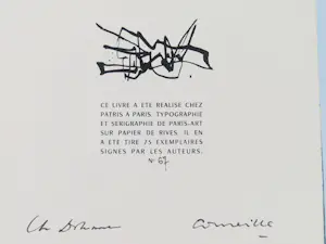 Corneille - Petite Géometrie Fidèle - 6 genummerde en gesigneerde litho's kopen? Bied vanaf 2400!