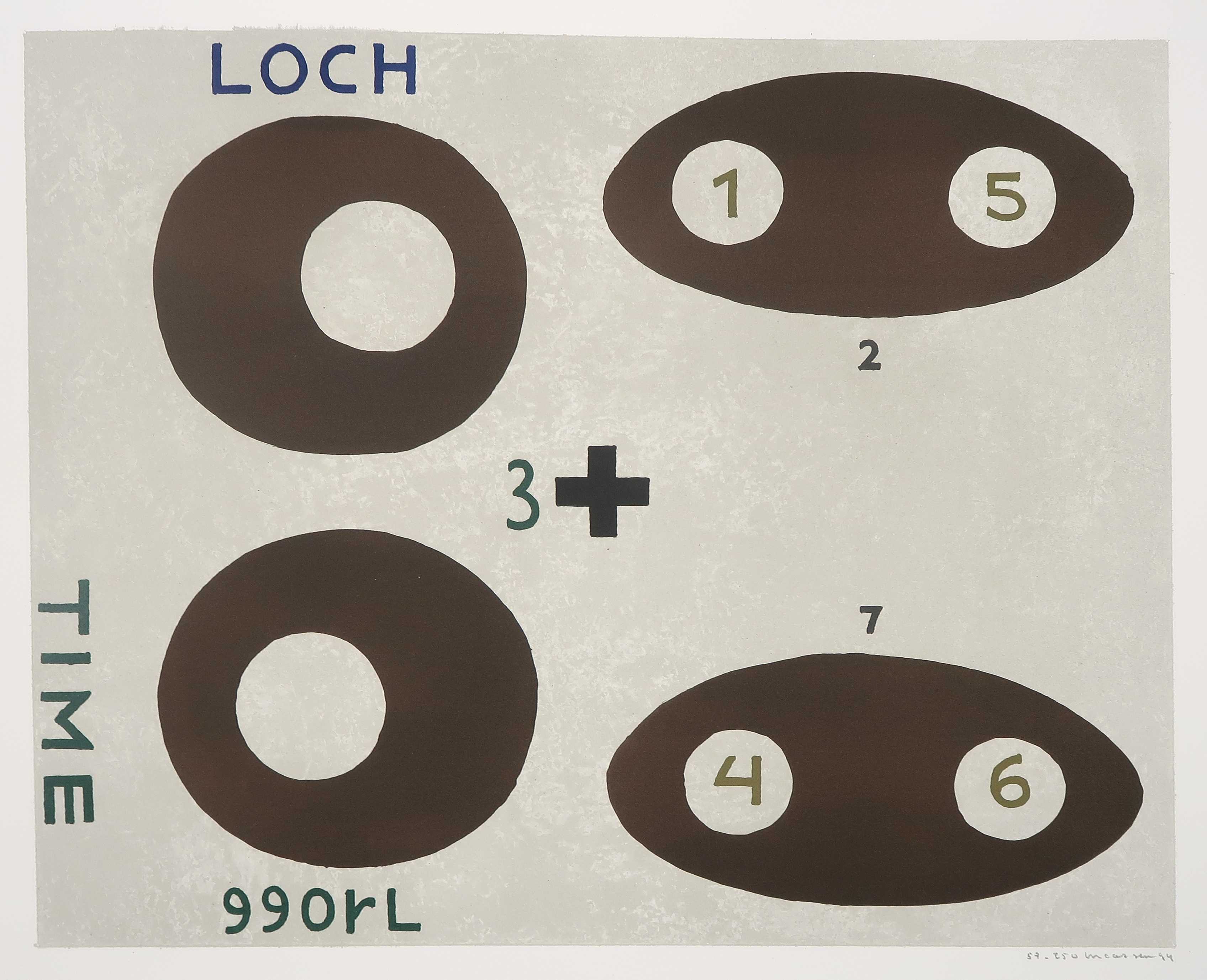 Reinier Lucassen - Litho, Steentijd komt (Loch in eeuwigheid) verkocht voor € 150!