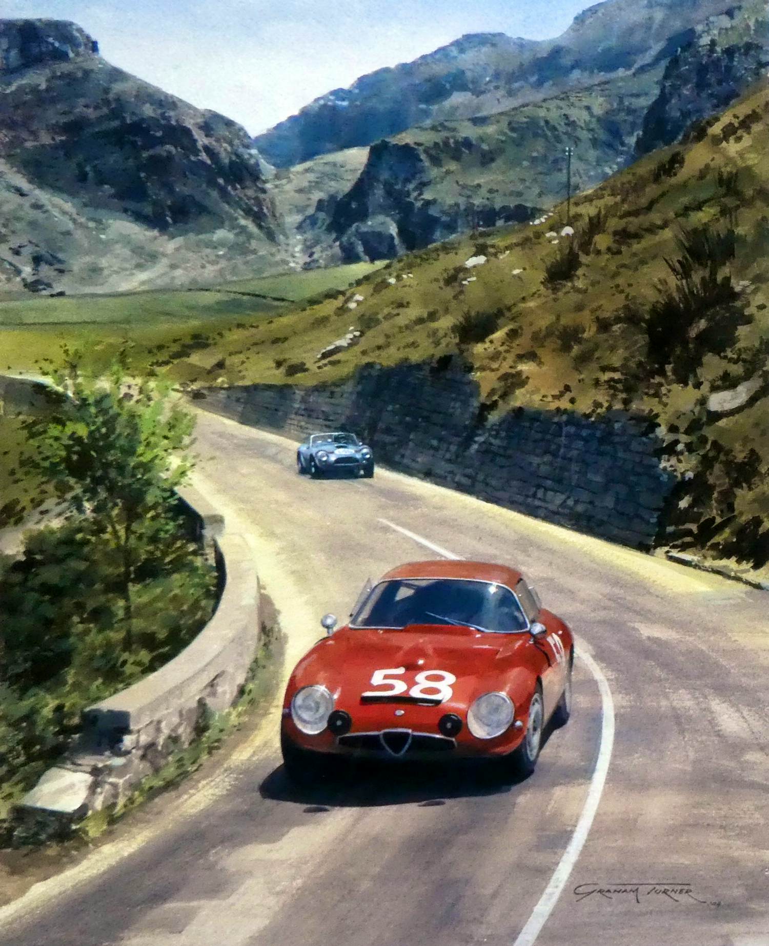 Graham Turner - Alfa Romeo TZ #58 - Targa Florio 1964 - Bussinello/Todara kopen? Bied vanaf 49!