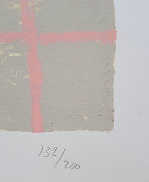Harrie Gerritz - De gele kerk, zeefdruk kopen? Bied vanaf 75!