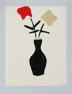 Fons Haagmans - vaas met twee bloemen kopen? Bied vanaf 75!