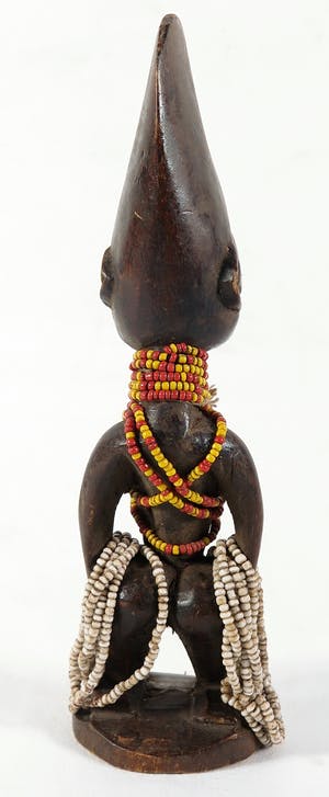 Ibedji - Vrouwenbeeld met kralen kopen? Bied vanaf 1!