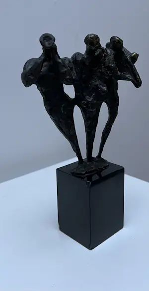 Bernadette Leijdekkers - Bronzen sculptuur | 'De muzikanten' kopen? Bied vanaf 150!