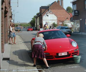 Anneke de Visser - Foto op dibond , Belgische dorpje Doel - 2009 kopen? Bied vanaf 1!