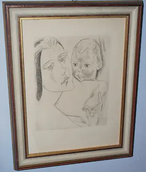 Heinrich Nauen - Mutter und kind - ets - 1919 - Duits expressionisme kaufen? Bieten Sie von 125!
