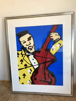 Herman Brood - -cello- verkocht voor € 350!