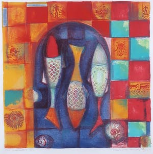 Marianne Aulman - Litho, Sirenen VII - Ingelijst kopen? Bied vanaf 1!