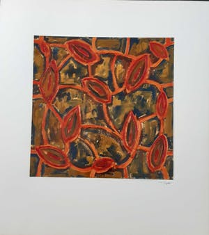 Ton Pape - Gouache - Geometrisch Abstract nr 148 kopen? Bied vanaf 35!