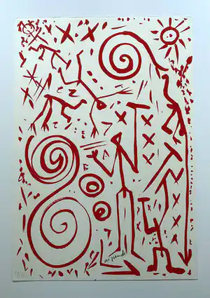 A.R. Penck - Figuren II verkauft für € 800!