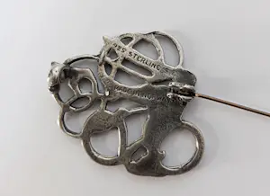 Buy Sterling zilveren Sigmund Espeland broche Noors Viking Urnesstil Dragestil? Bid from 125!