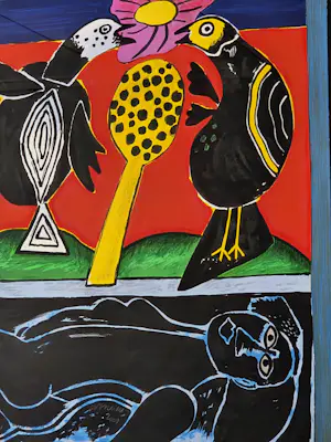 Corneille - Oiseaux en fete II - Venus - Gesigneerd - 2001 kopen? Bied vanaf 620!