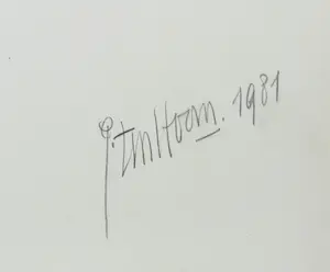 Peter ten Hoorn - Lot van 5 pentekeningen kopen? Bied vanaf 1!