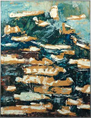 John Torenbeek - Acryl op board, Mummies - Ingelijst verkocht voor € 250!