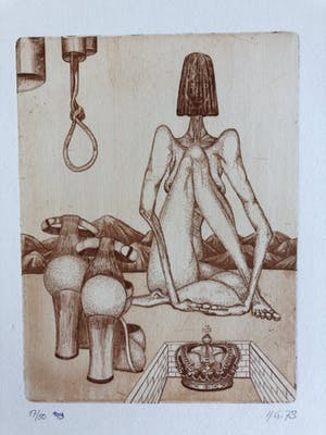 Niet of onleesbaar gesigneerd - Zonder titel kopen? Bied vanaf 10!