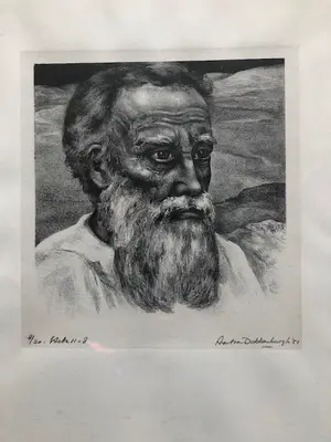 Aart van Dobbenburgh - portret van man met baard kopen? Bied vanaf 1!