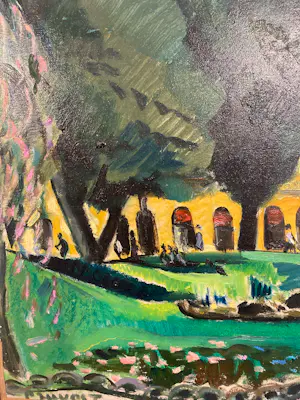 Pierre Pruvost - Scène in het park in Turijn, Italië kopen? Bied vanaf 299!