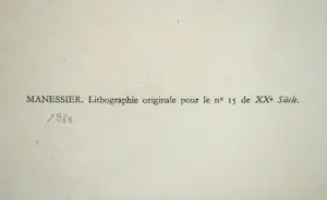 Alfred Manessier - Le Nid - 1960 - Originele lithografie - Mourlot kopen? Bied vanaf 70!