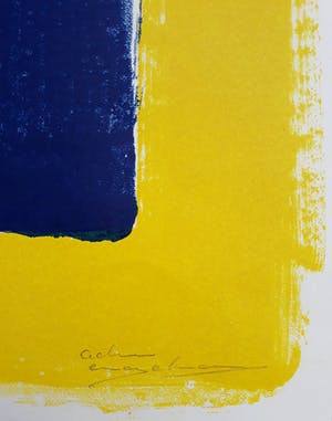 Adine Engelman - Abstracte compositie, monotype kopen? Bied vanaf 75!