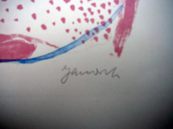 Horst Eckert Janosch - Het gelukkige echtpaar -zeefdruk- kopen? Bied vanaf 1!