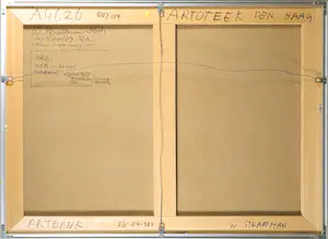 Wim Straatman - Olieverf op doek, Compositie lente - Ingelijst kopen? Bied vanaf 100!