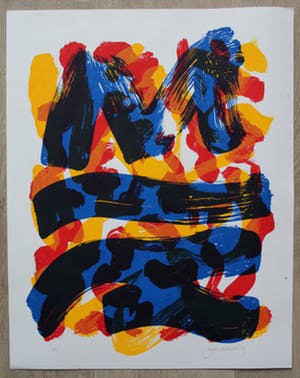 Gerrit Westerveld - Zeefdruk: geometrische compositie - 2009 kopen? Bied vanaf 39!