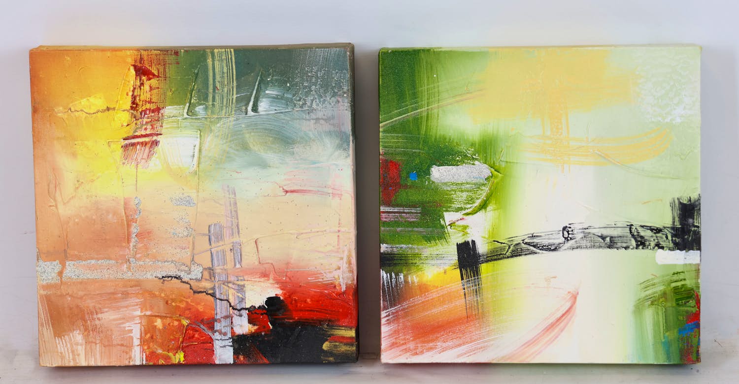 William Malucu - Abstracte pendanten kopen? Bied vanaf 300!