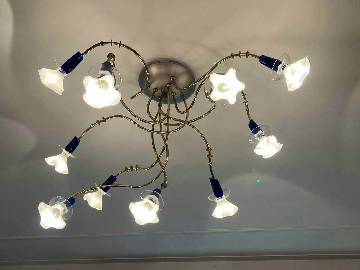 Borek Sipek - Plafondlamp met 10 armen ''Principessa'' kopen? Bied vanaf 800!