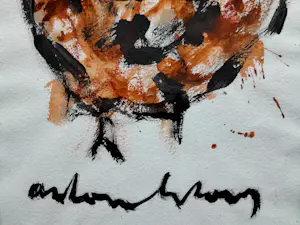 Anton Heyboer - Kip - Gemengde techniek - 35 x 26 cm - ingelijst kopen? Bied vanaf 125!