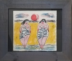 Anton Heyboer - Baddames aan het strand - kopen? Bied vanaf 425!