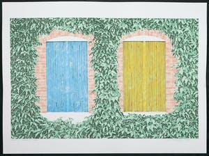 Clemens Zijlmans - Zeefdruk, Tweeluik kopen? Bied vanaf 1!