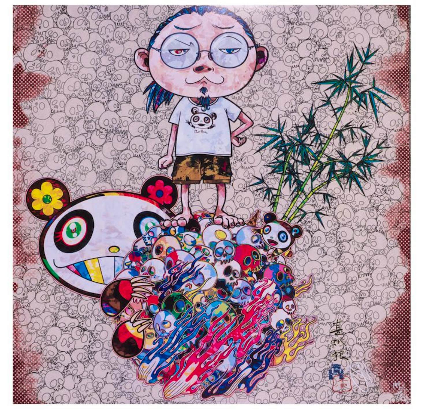 Buy Takashi Murakami - Panda family and me? Bid from 750!