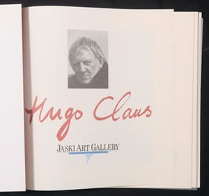 Hugo Claus - Bijzondere uitgave, Catalogus met gesigneerde zeefdruk kopen? Bied vanaf 70!