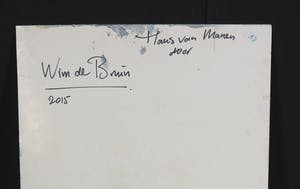 Wim de Bruin - Gemengde techniek op karton, Hans van Manen kopen? Bied vanaf 1!