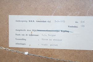 Gerbrand Volger - Vrouw in Atelier kopen? Bied vanaf 55!