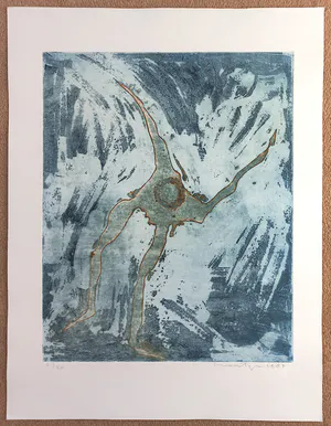 Jan Montyn - Le chute libre, aquatint ets (kleine oplage) kopen? Bied vanaf 115!