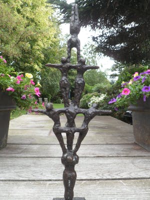 John Bier - De acrobaten groot beeld! kopen? Bied vanaf 159!