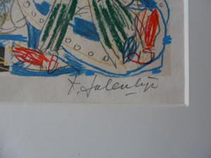Kees Salentijn - Zeefdruk. Titel," De oplossing voor al uw tandproblemen" . kopen? Bied vanaf 40!