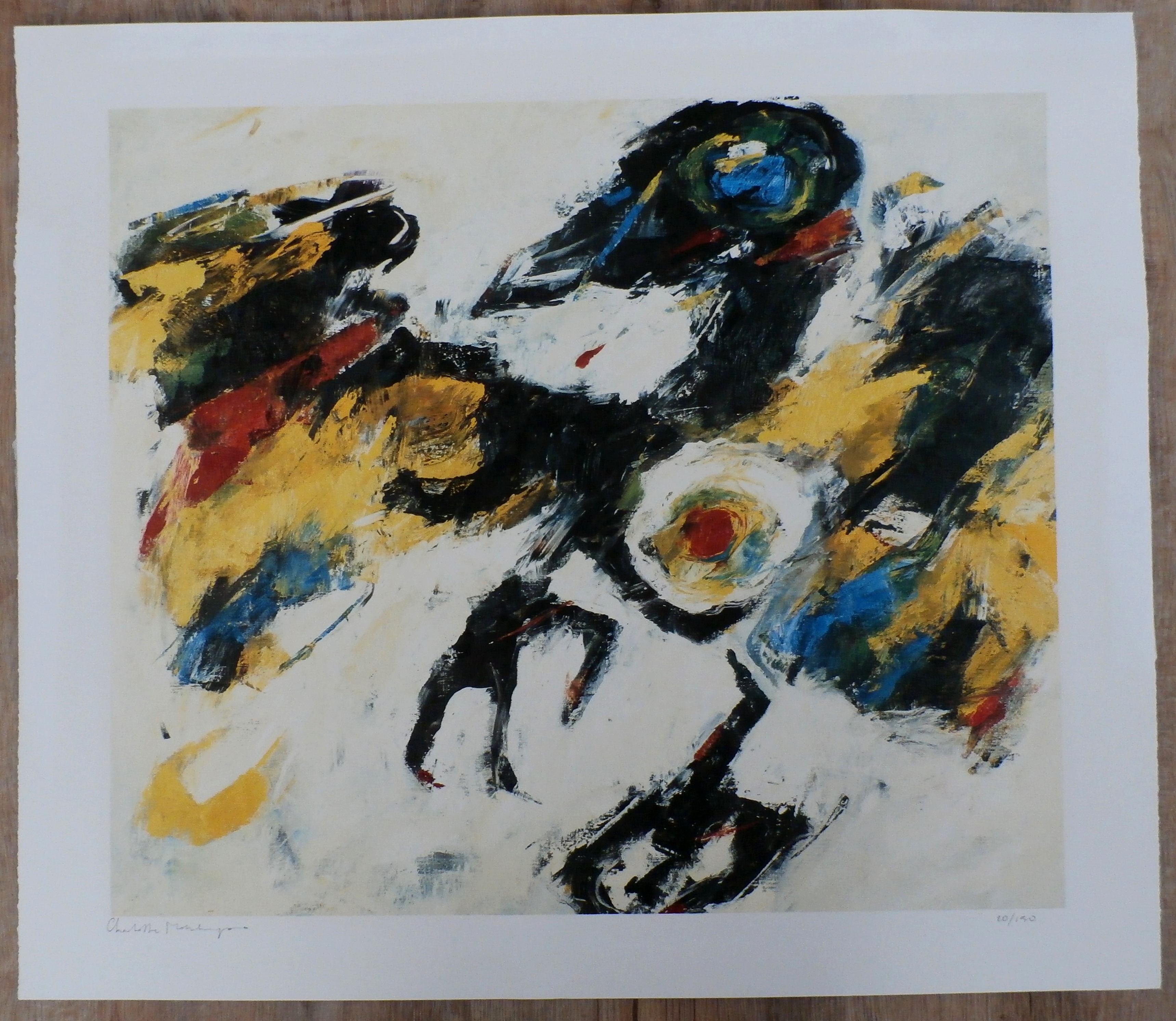 Charlotte Molenkamp - zeefdruk: vogel kopen? Bied vanaf 75!