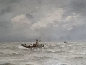 Johannes Keus - De Scheveningen 491. (groot 123!) kopen? Bied vanaf 175!