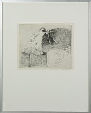 Pat Andrea - Ets, Zonder titel - Ingelijst kopen? Bied vanaf 40!